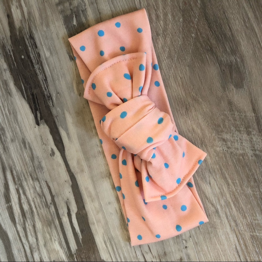 S+S polka dot Headwrap headband